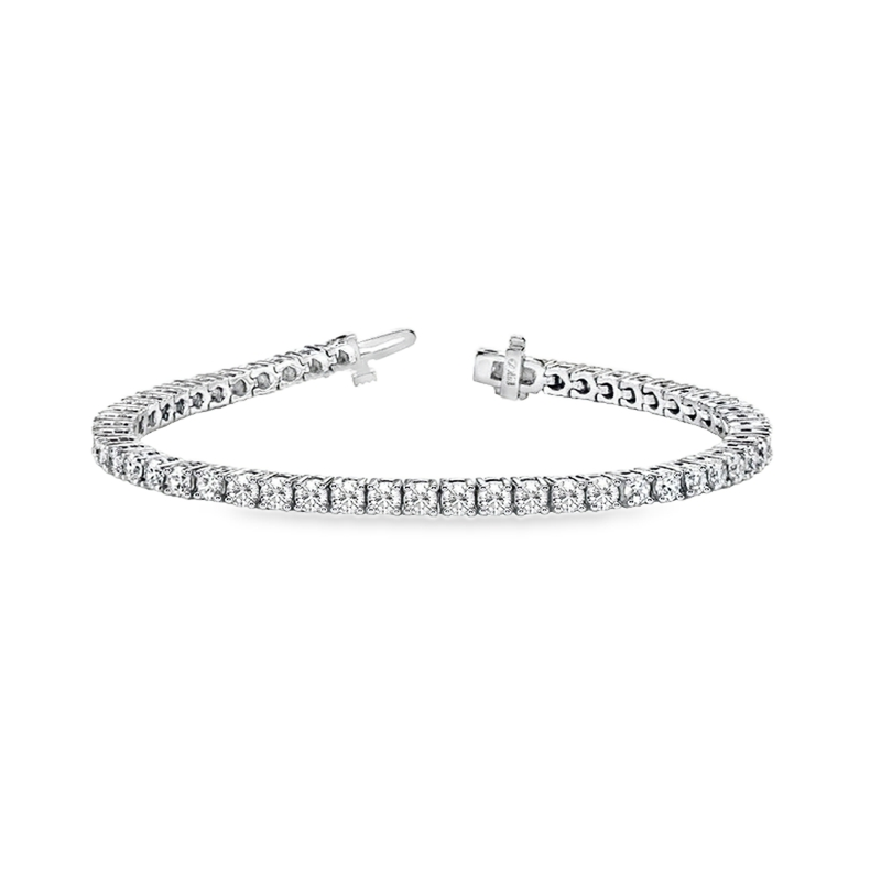 18K White Gold Diamond Tennis Bracelet