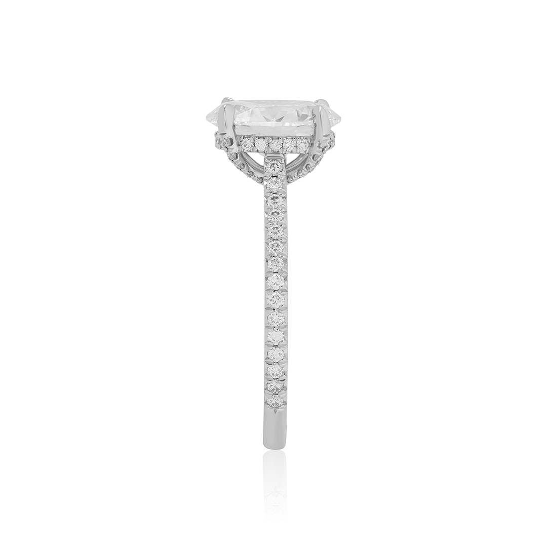 Precision Set Platinum New Aire Diamond Semi Mounting