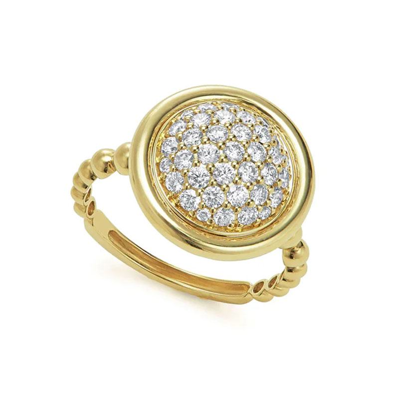LAGOS 18K Yellow Gold Meridian Diamond Ring - 02-10315-DD6