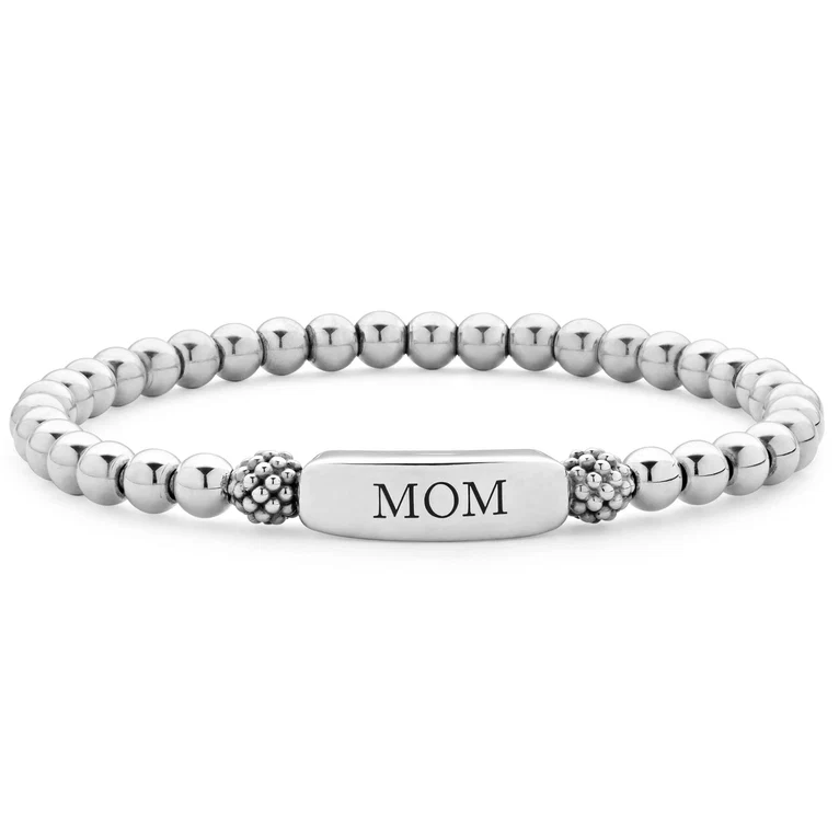 LAGOS Sterling Silver Signature Caviar Stretch Bead 