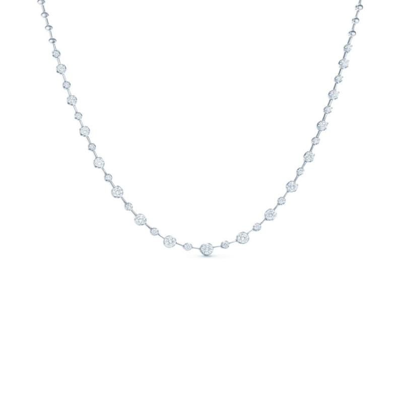 Kwiat 18K White Gold Starry Night Diamond Riviera Necklace - N-9679-0-DIA-18KW