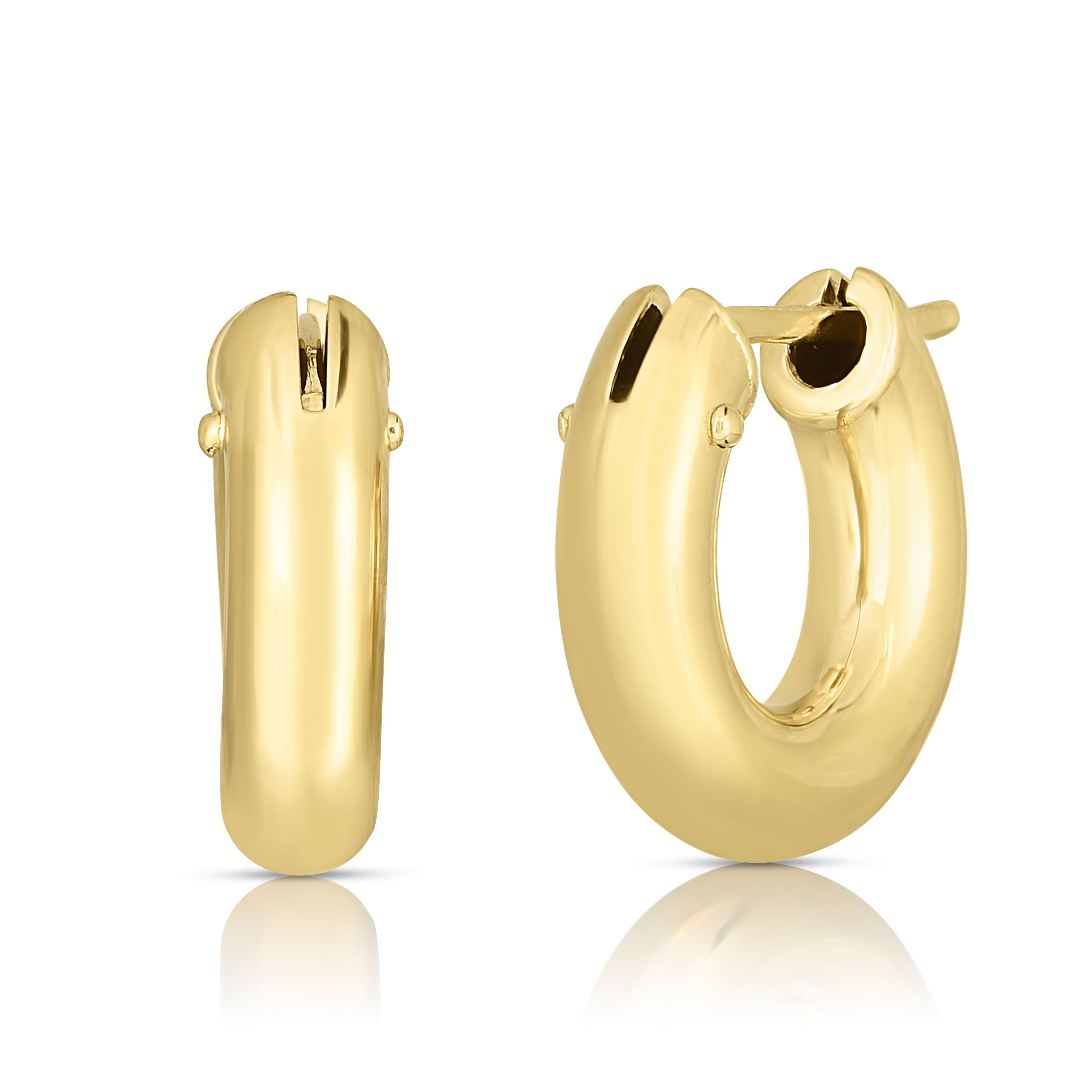 Roberto Coin 18K Yellow Gold Perfect Hoop Earrings