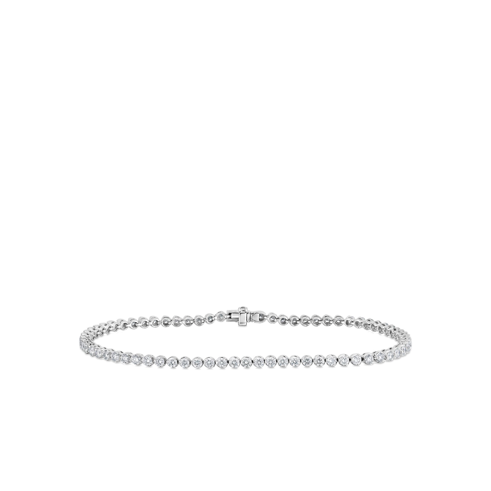 Roberto Coin 18K White Gold Diamond Tennis Bracelet