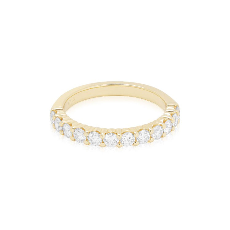 18K Yellow Gold Diamond Band