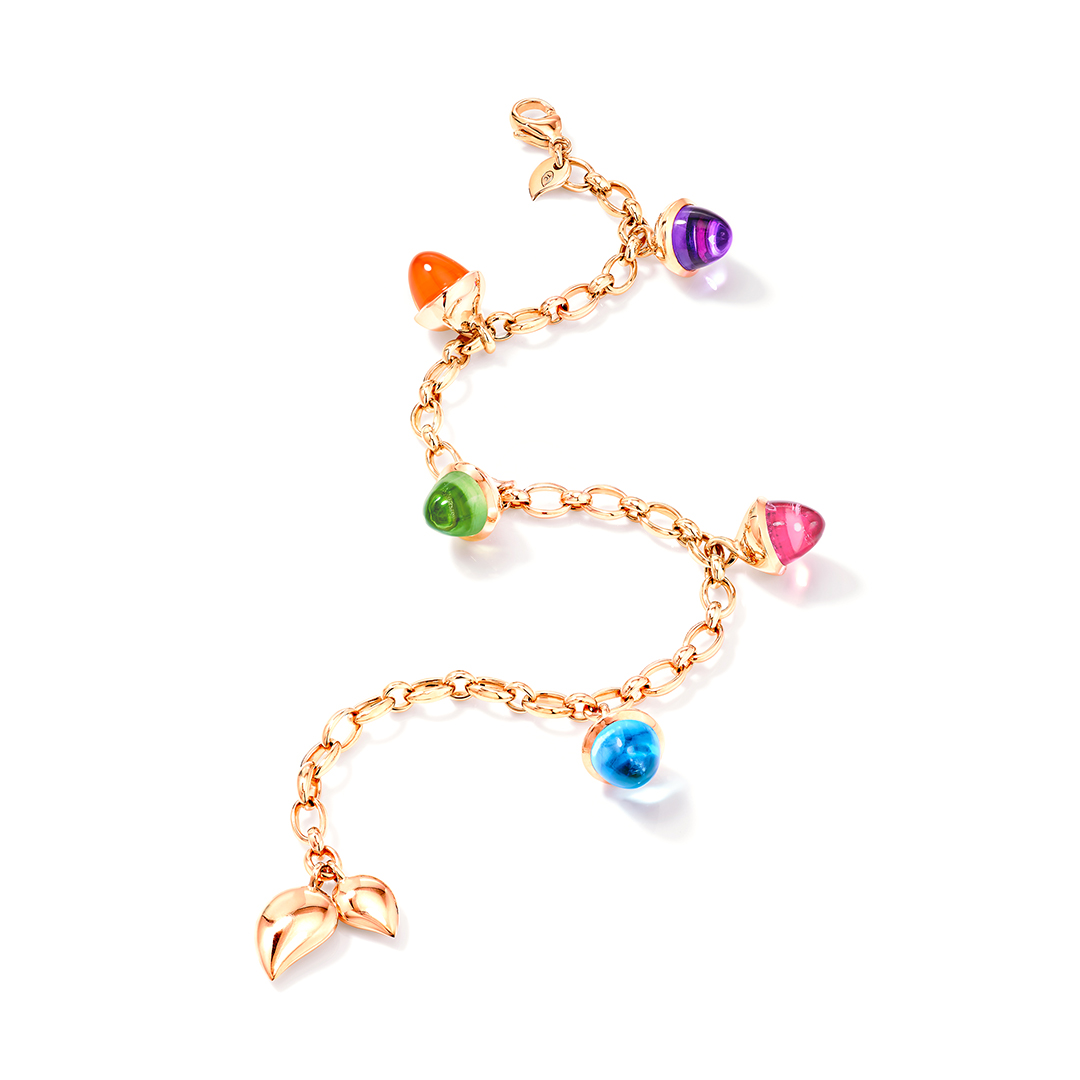 Tamara Comolli 18K Rose Gold Mixed Color Mikado Bracelet