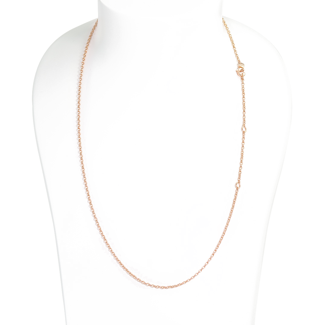 Tamara Comolli 18K Rose Gold Mikado Oval Link Chain Necklace - 2048