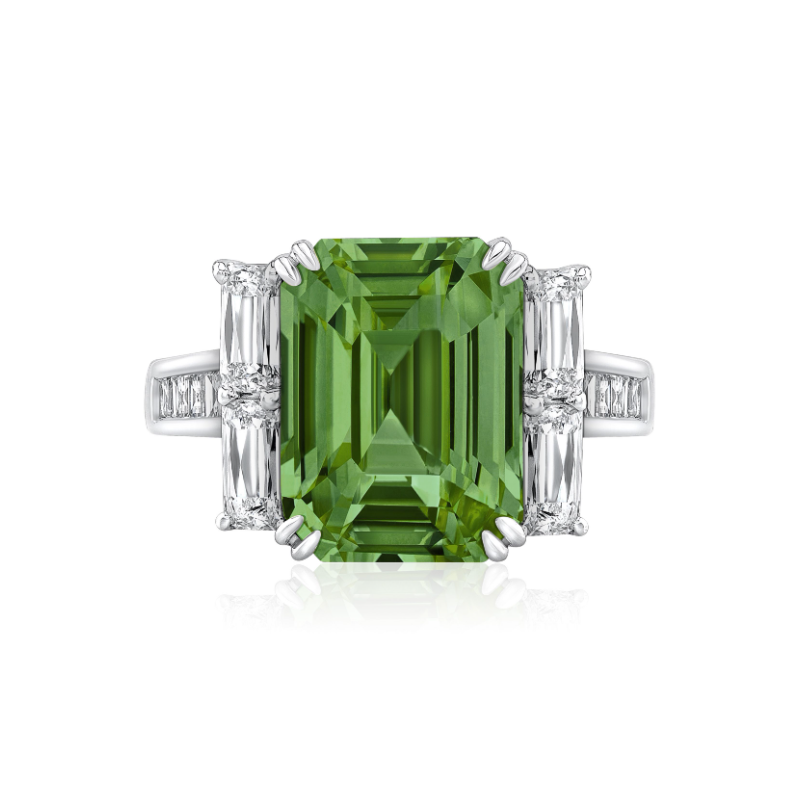 Robert Procop Platinum Sapphire and Diamond Ring - 51174