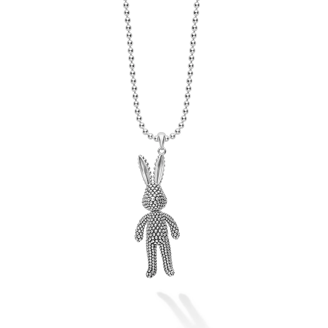Lagos Sterling Silver Rare Wonders Rabbit Pendant