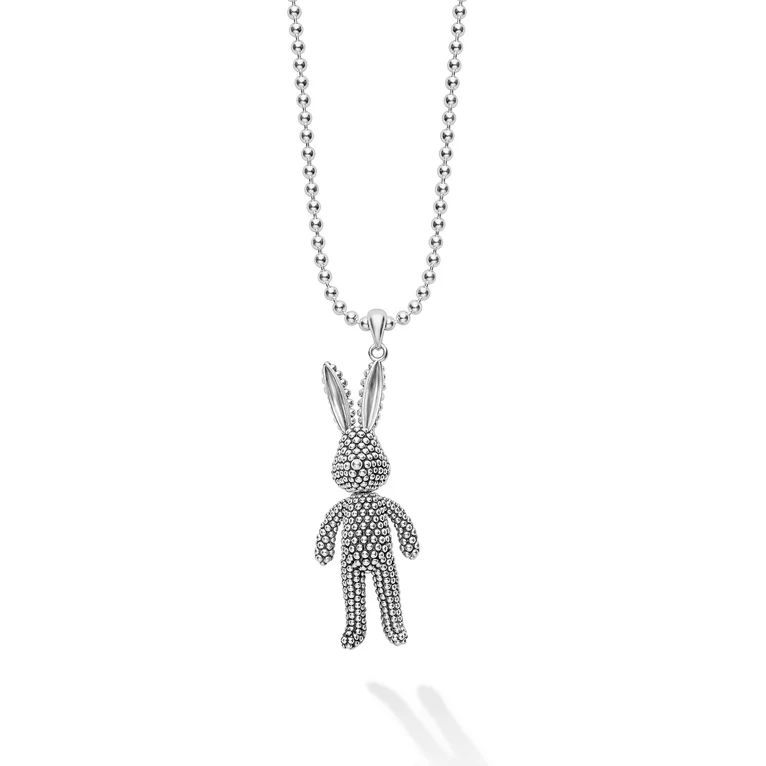 Lagos Sterling Silver Rare Wonders Rabbit Pendant