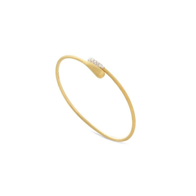 Marco Bicego 18K Yellow and White Gold Lucia Diamond Cuff