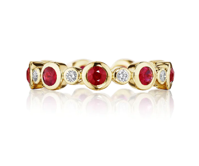 Penny Preville 18K Yellow Gold Ruby Ring