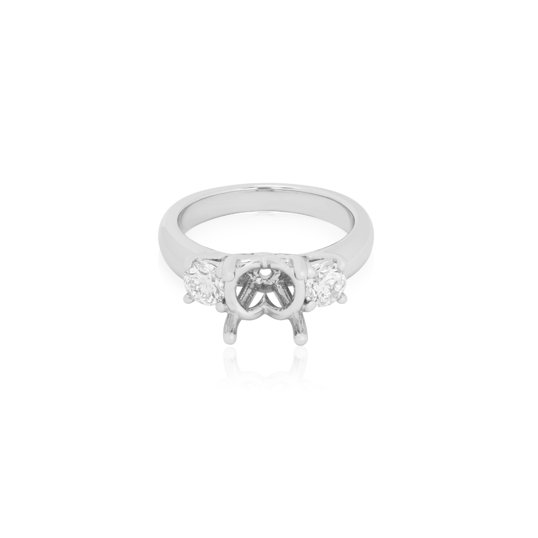 Platinum and Diamond Semi Mount - 5035ENPL