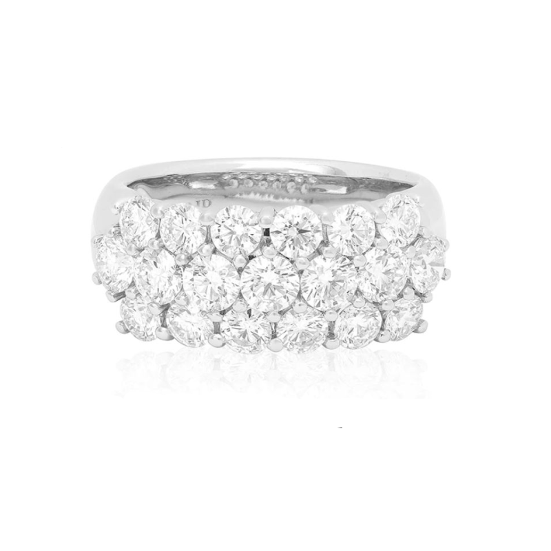 Platinum and Diamond Ring