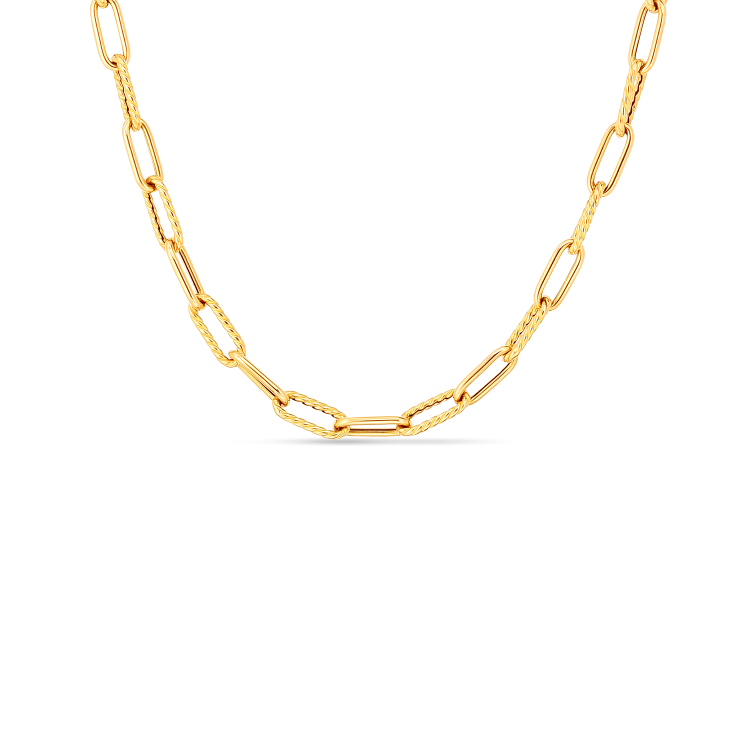 Roberto Coin 18K Yellow Gold Oval Link Chain Necklace
