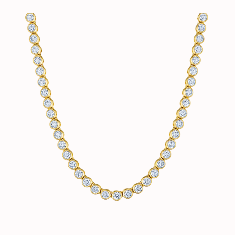 KWIAT 18K Yellow Gold Diamond Riviera Necklace