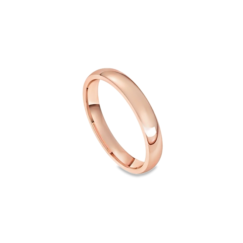 18K Rose Gold Wedding Band