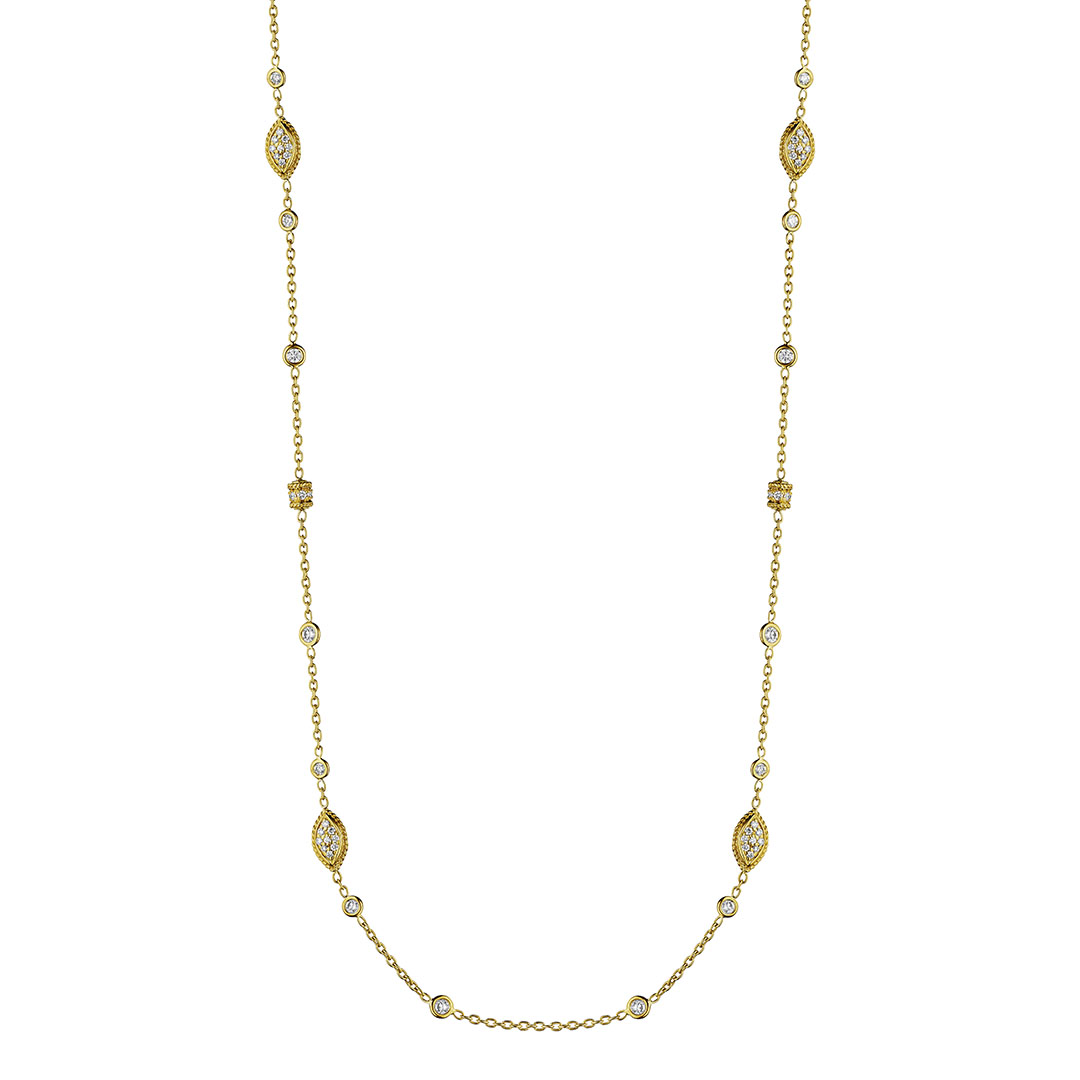 Penny Preville 18K Yellow Gold Diamond Necklace