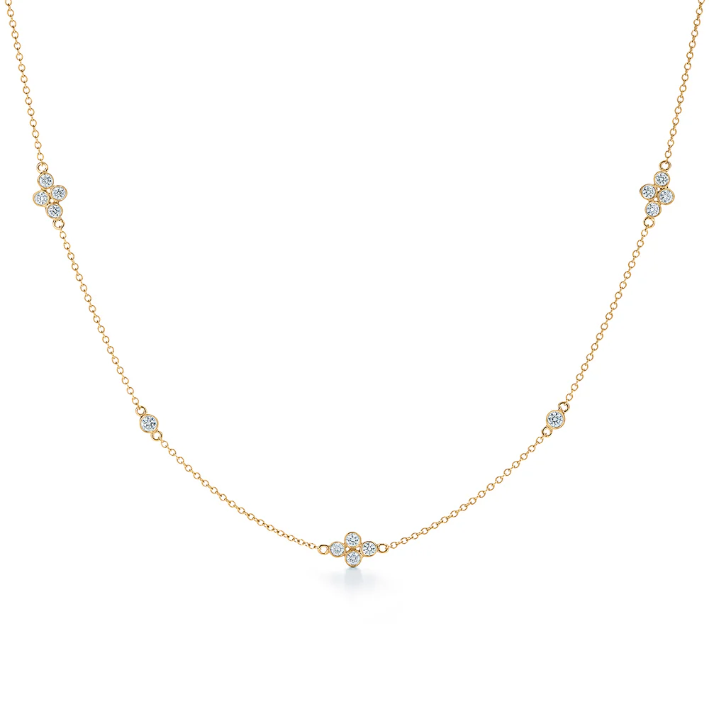 Kwiat 18K Yellow Gold Diamond Strings Necklace