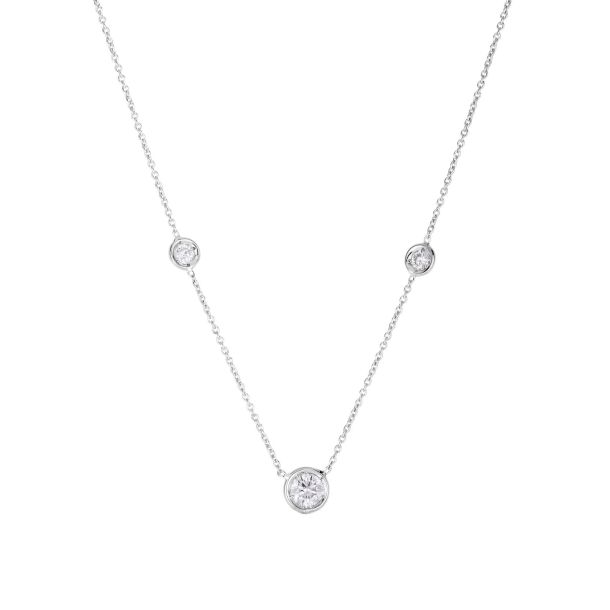 Roberto Coin 18K White Gold Diamond Necklace