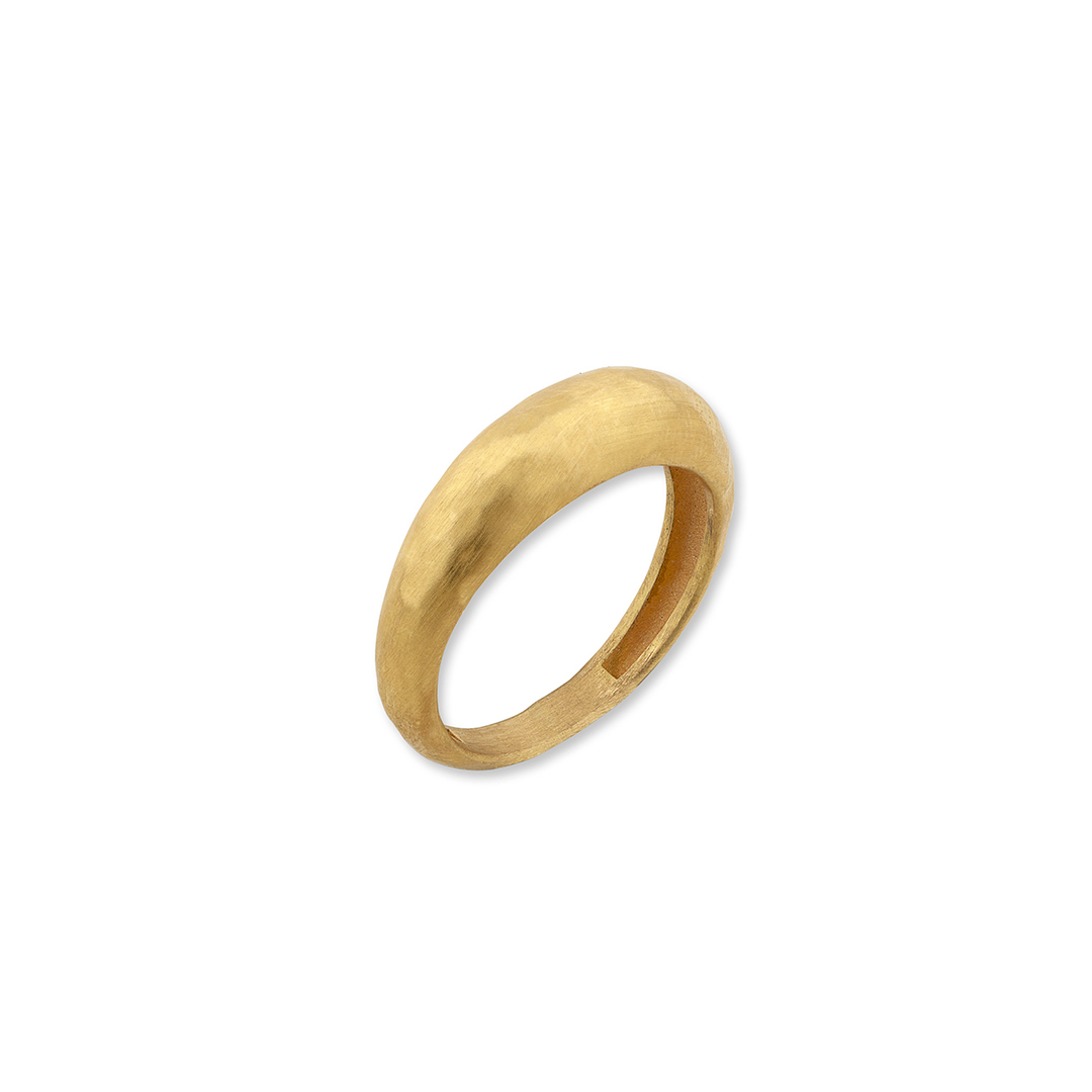 Lika Behar 22K Yellow Gold Pure Love Deserves Pure Gold Tapering Boogie Line Ring - 2301