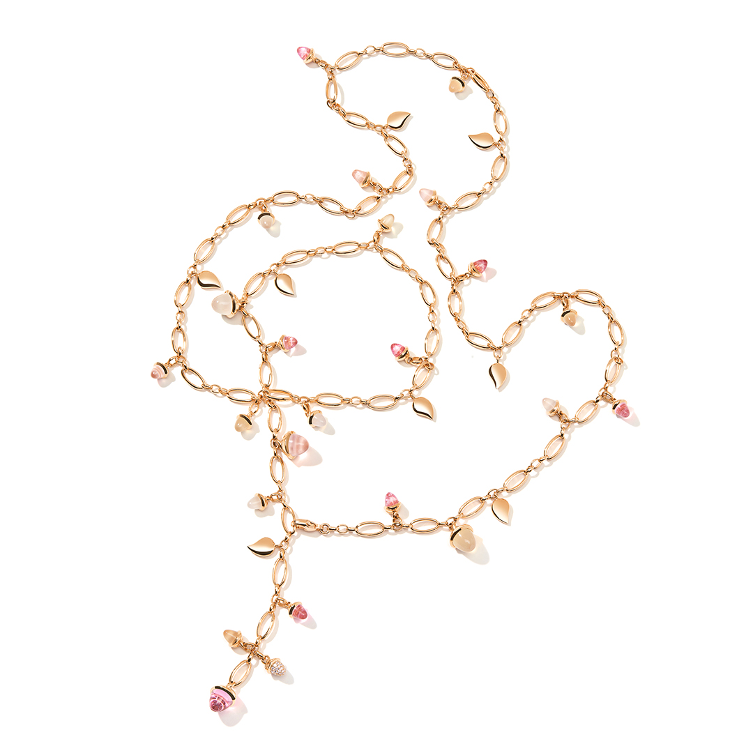 Tamara Comolli 18K Rose Gold Blush Mikado Necklace itemprop=