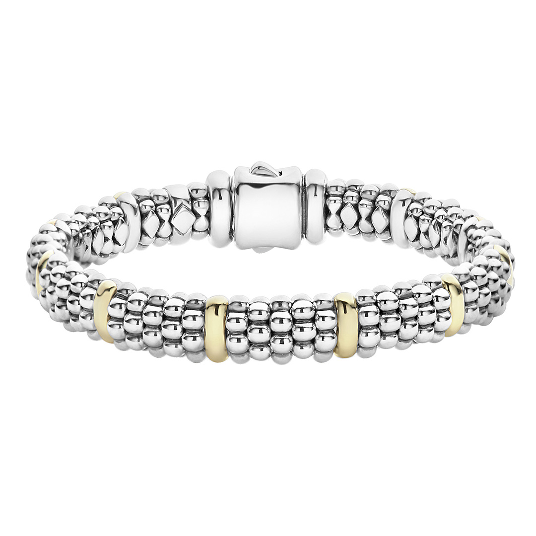LAGOS Sterling Silver Signature Caviar Collection Beaded Bracelet
