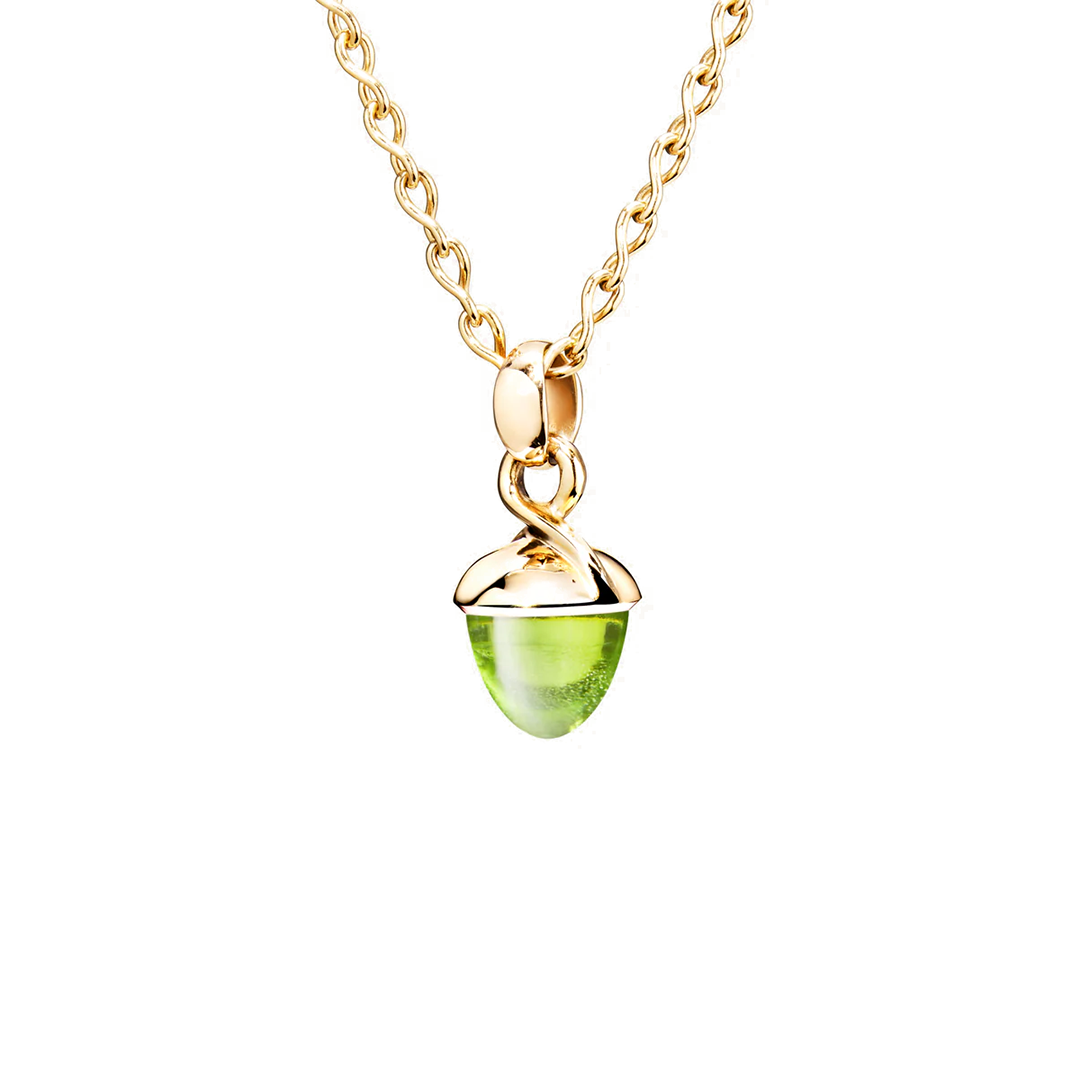 18k White Gold and Diamond Mikado Pendant Necklace - P-MB-PER-YG