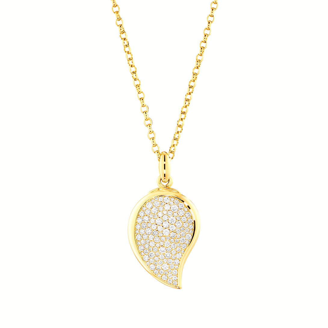 Tamara Comolli 18K Yellow Gold and Diamond Pendant itemprop=