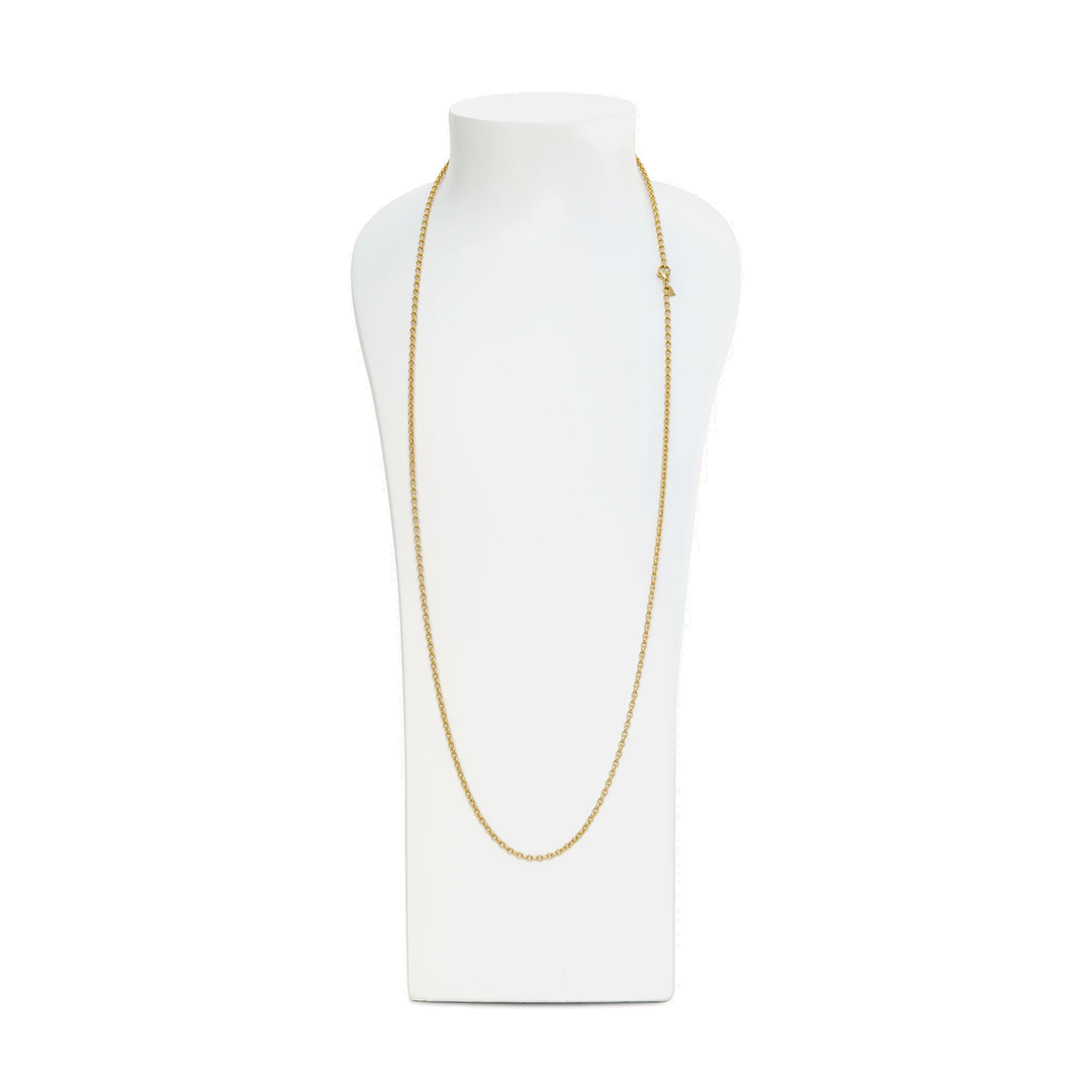 Tamara Comolli 18K Yellow Gold Belcher Oval Link Chain Necklace - 244