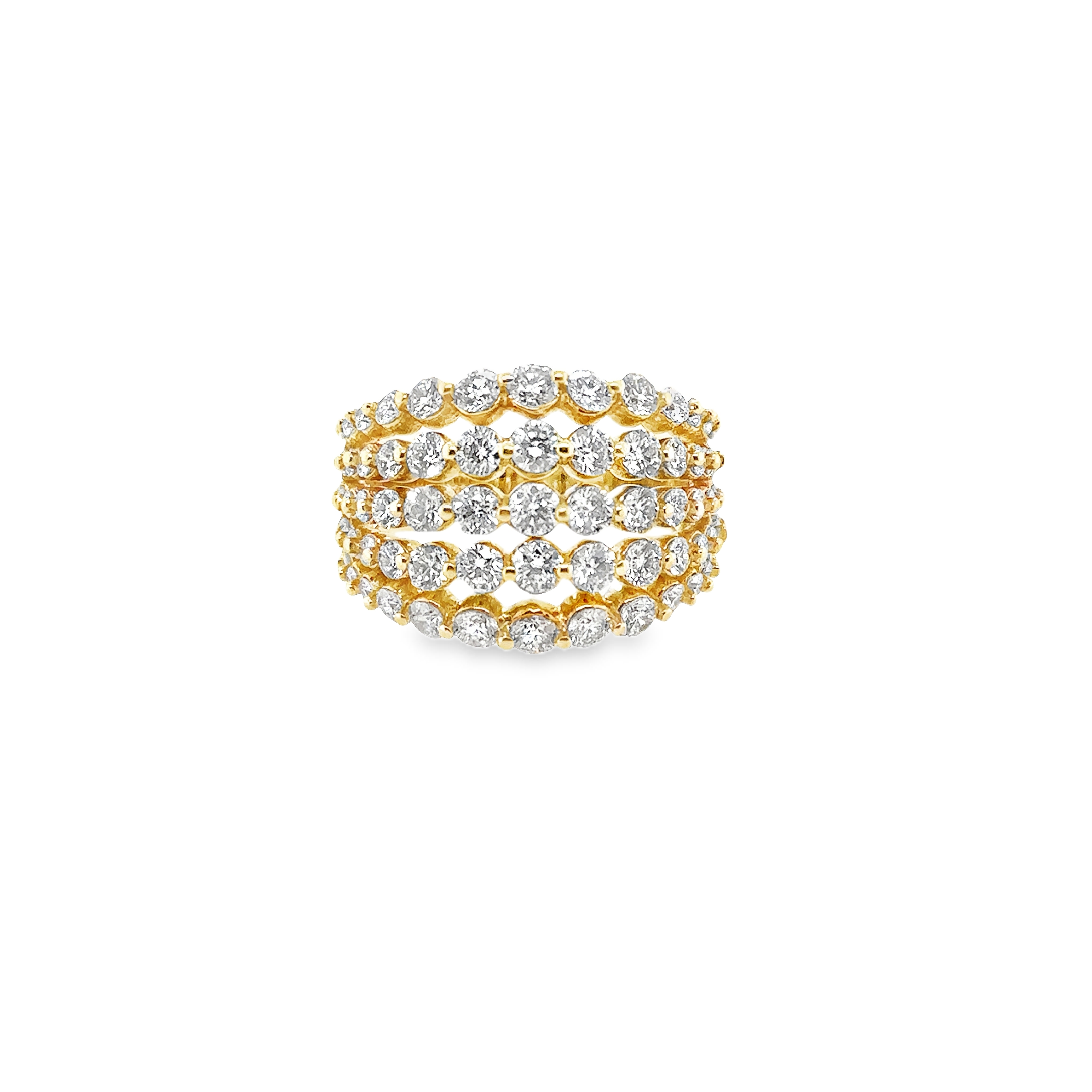 14K Yellow Gold Diamond Band - R036-260-Y
