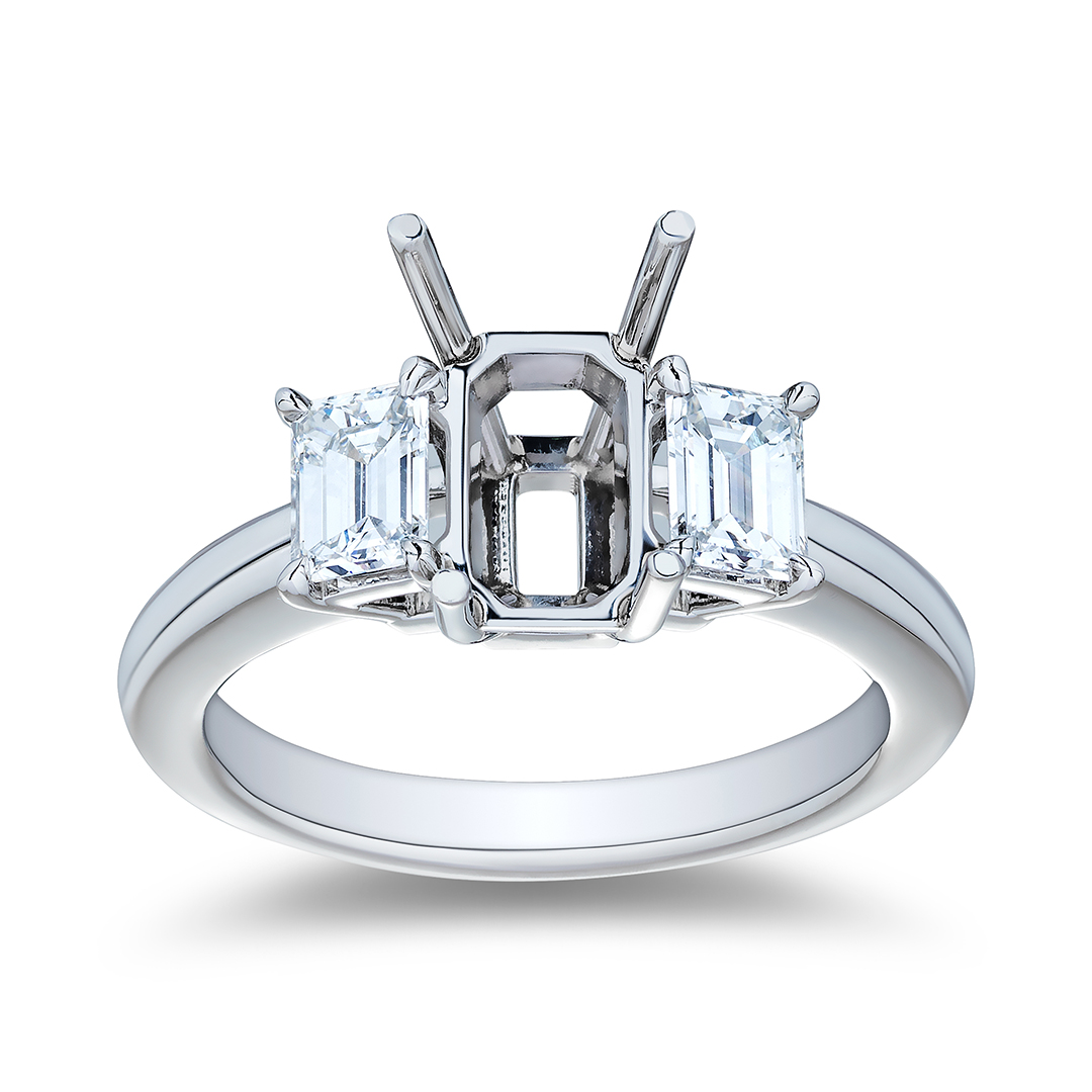 Platinum and Diamond Semi Mount itemprop=