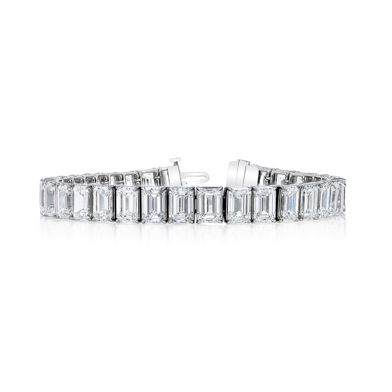 18K White Gold Diamond Tennis Bracelet