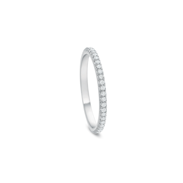 Precision Set Platinum Diamond Eternity Band - 420