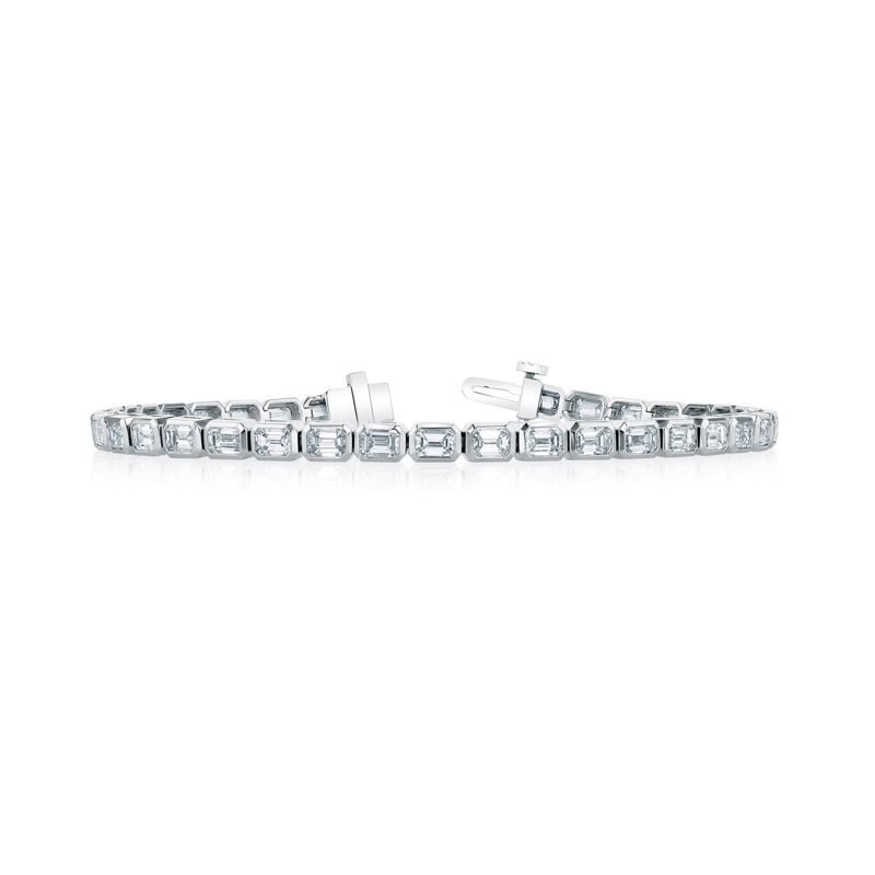 18K White Gold Diamond Tennis Bracelet