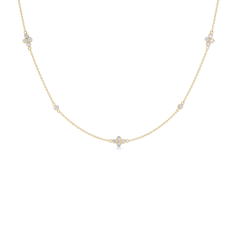 Kwiat 18K Yellow Gold Diamond Strings Necklace