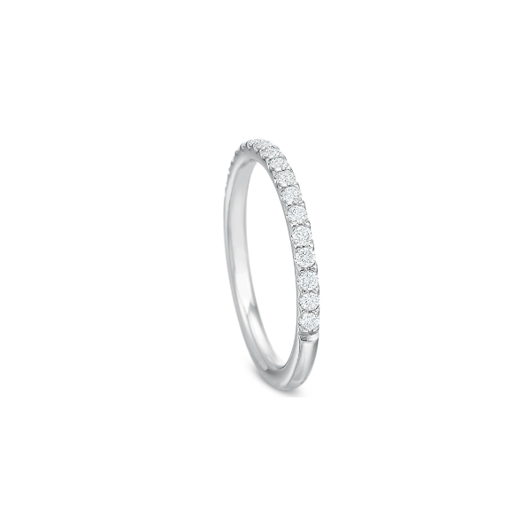 Precision Set Platinum Diamond Band