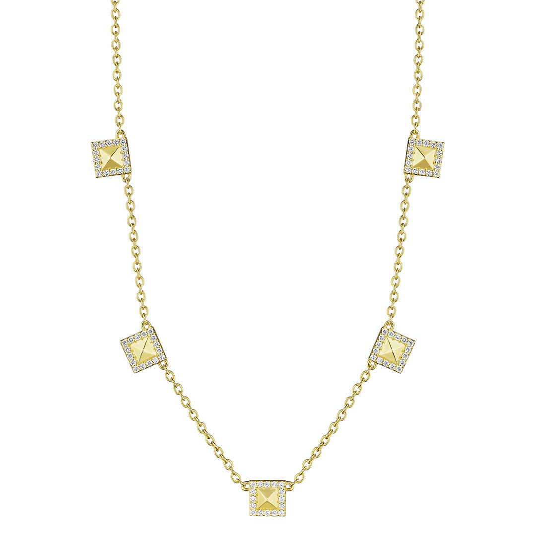 Penny Preville 18K Yellow Gold Diamond Necklace