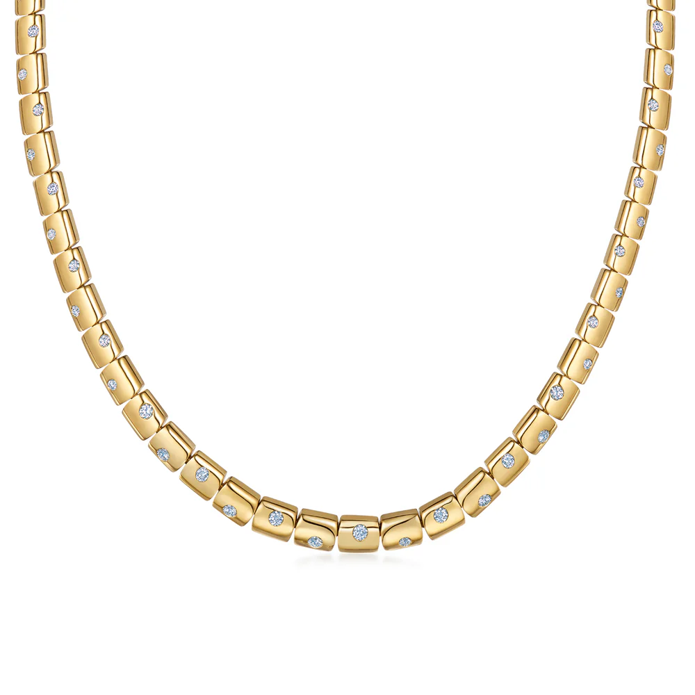 Kwiat 18K Yellow Gold Cobblestone Diamond Necklace - N-10112-0-DIA-18KY