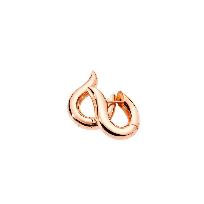 Tamara Comolli 18K Rose Gold Signature Medium Hoop Earrings