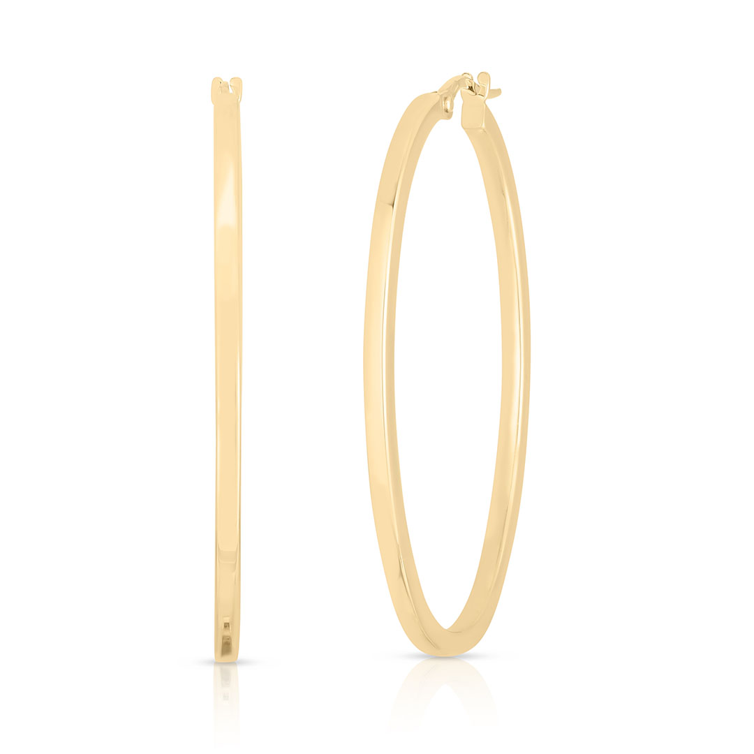 Roberto Coin 18K Yellow Gold Perfect Hoop Earrings