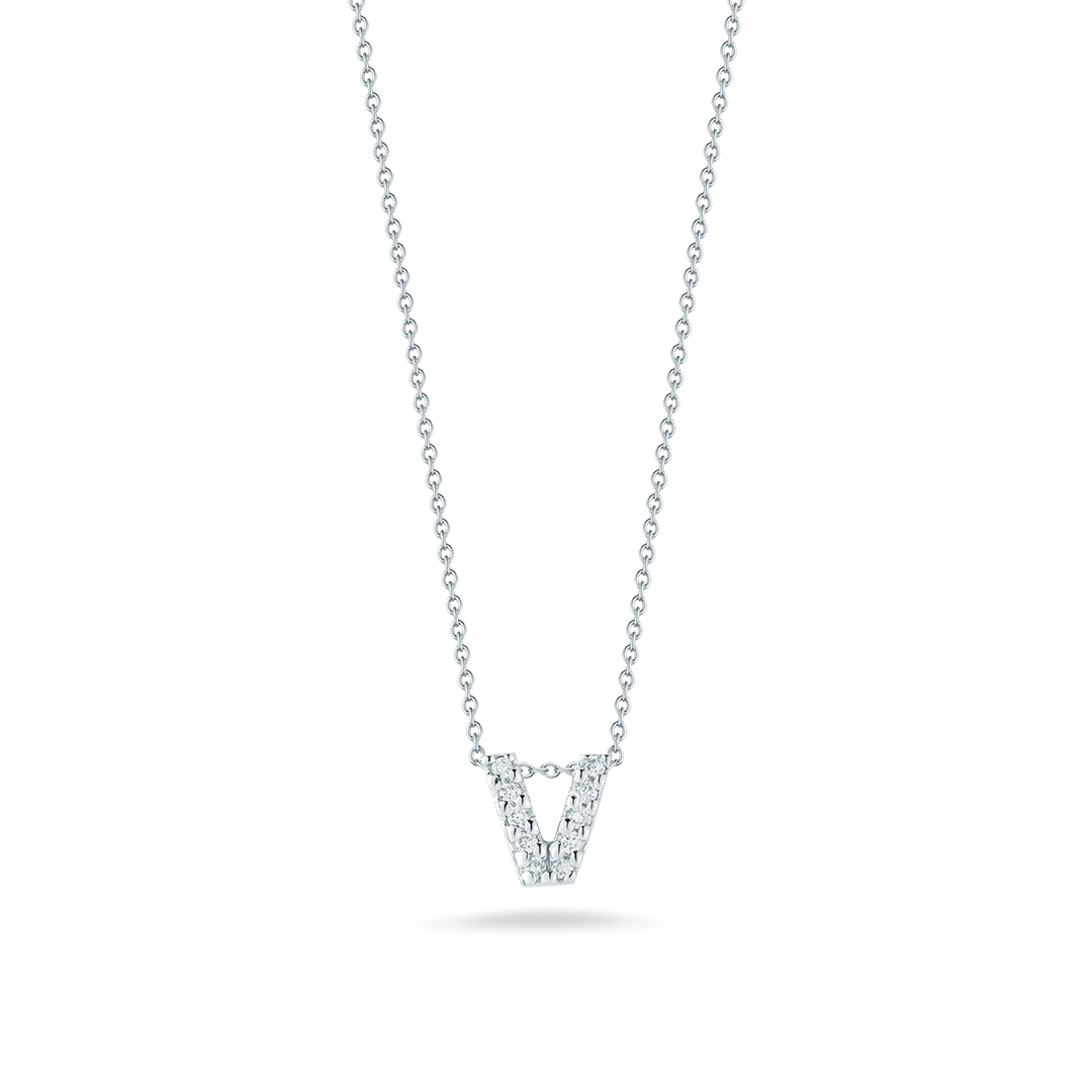 Roberto Coin 18K White Gold Tiny Treasures Love Letter 