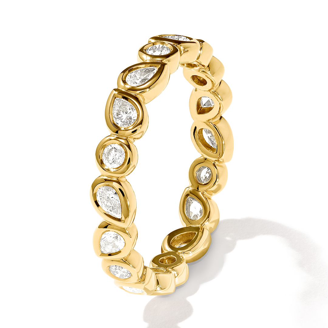 Tamara Comolli 18K Yellow Gold Gypsy Diamond Ring - R-GYP-MEM-CL-YG