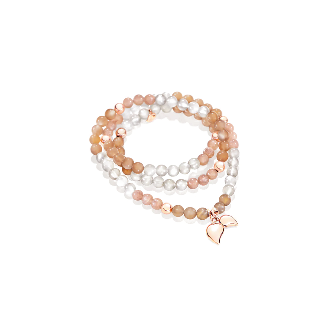 Tamara Comolli 18K Rose Gold India Moonstone Bracelet