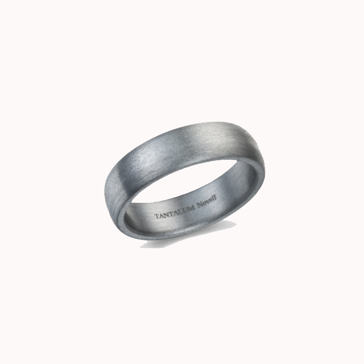 Tantalum Matte Wedding Band