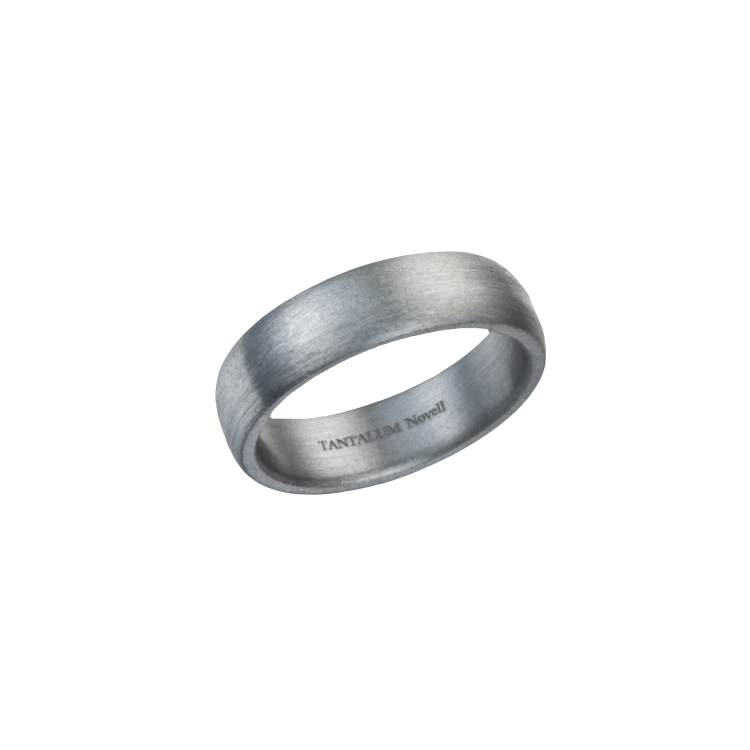 Tantalum Matte Wedding Band