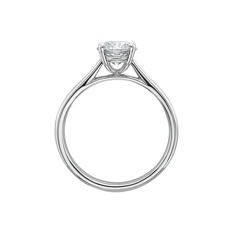 Precision Set Platinum New Aire Solitaire Mounting - 3519