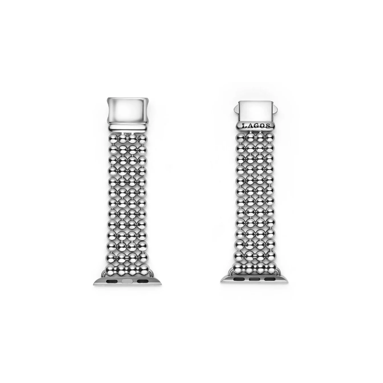 LAGOS Stainless Steel Infinite Caviar Beaded Watch Bracelet