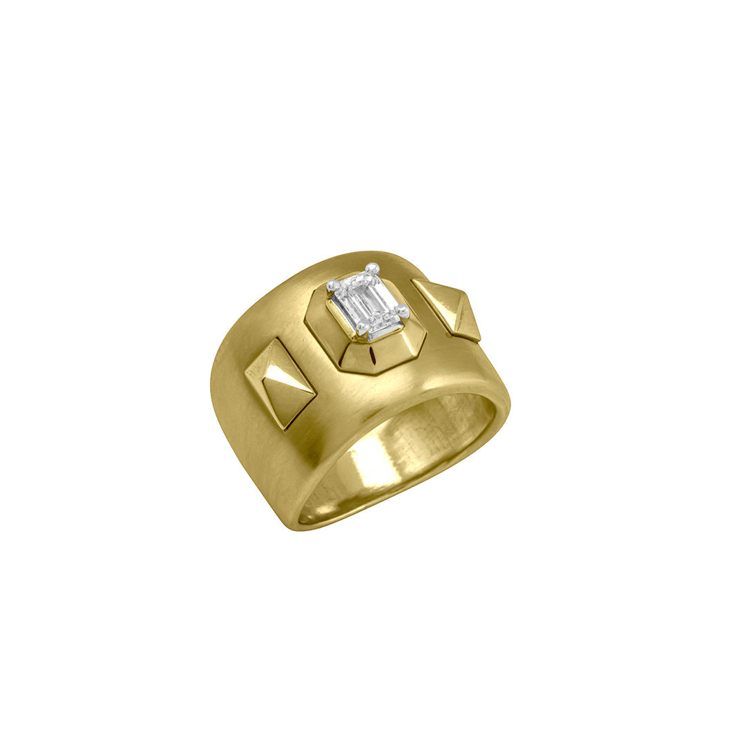 Mariani 18K Yellow Gold Augusta Diamond Band - 02872AN