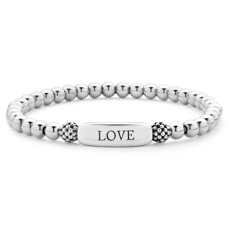 LAGOS Sterling Silver Signature Caviar Stretch Bead 