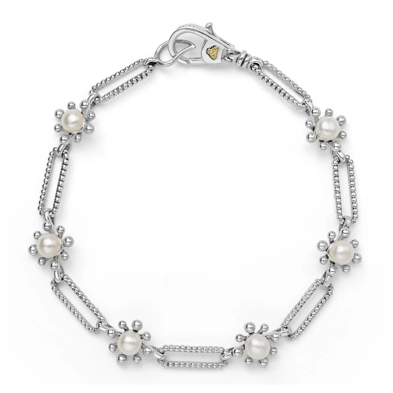 LAGOS Sterling Silver Luna Pearl Bracelet